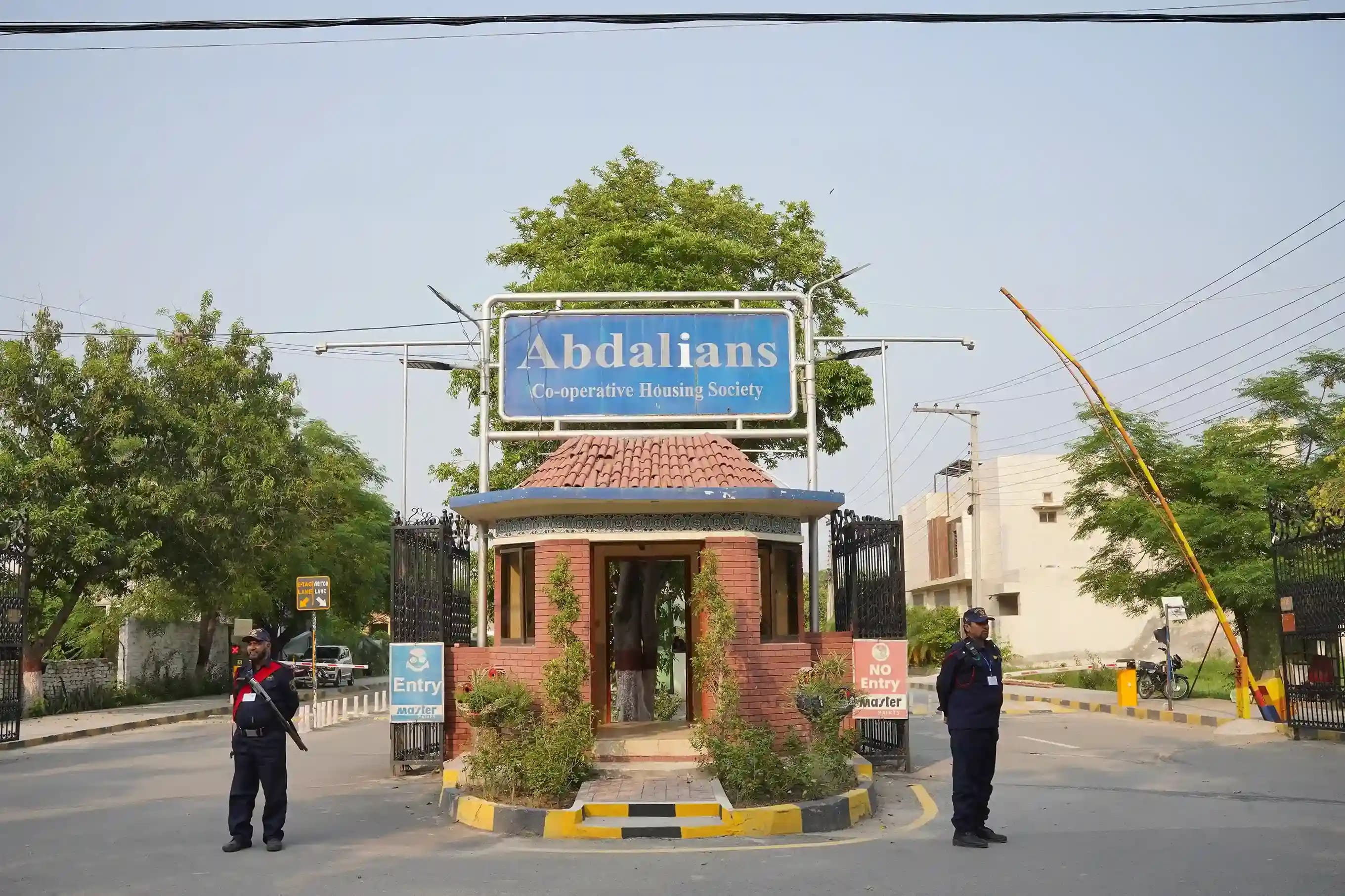 Main entrance of Abdalians Cooperative Housing Society